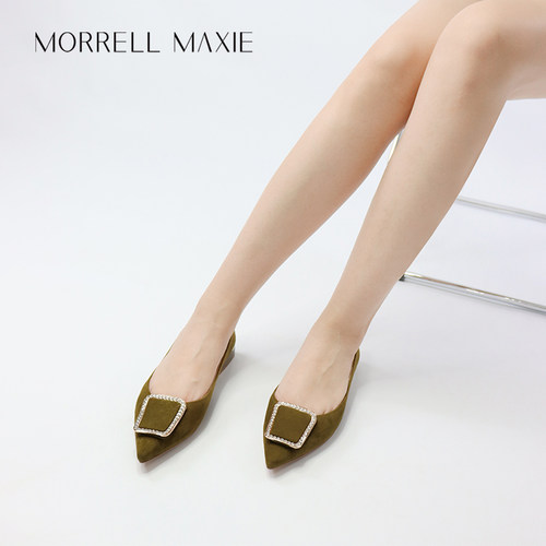Morrell Maxie复古平底单鞋女春季休闲百搭一脚蹬｜MW243014GN
