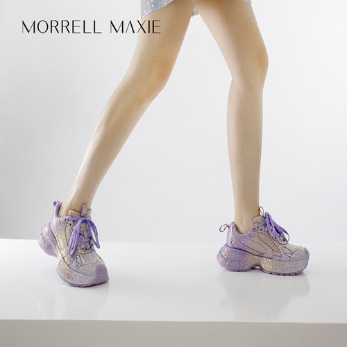 Morrell Maxie炫彩紫色厚底老爹鞋女增高休闲运动鞋｜MW243069PP