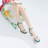 Maxie细跟高跟鞋 女夏季 法式 Morrell 优雅不累脚单鞋 ｜MW242073GN