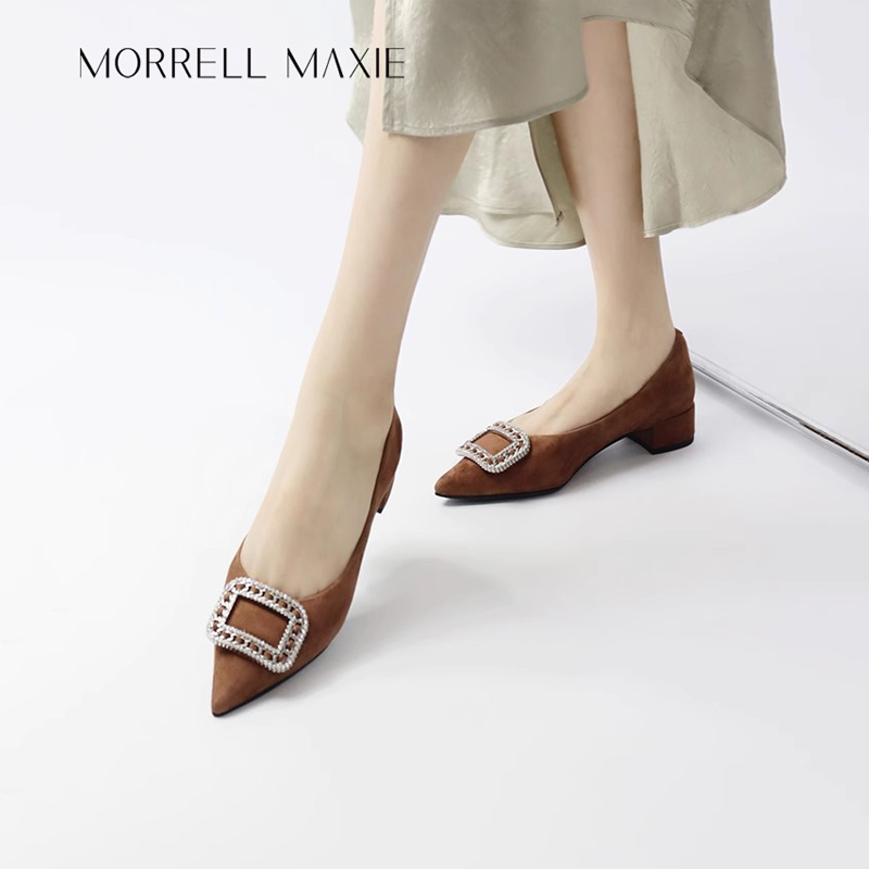 Morrell Maxie美拉德小羊皮单鞋女秋季低跟小皮鞋｜MW243003BR