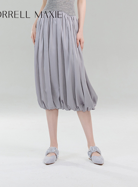 Morrell Maxie设计感外穿拖鞋女夏季小羊皮穆勒鞋｜MW242038BL