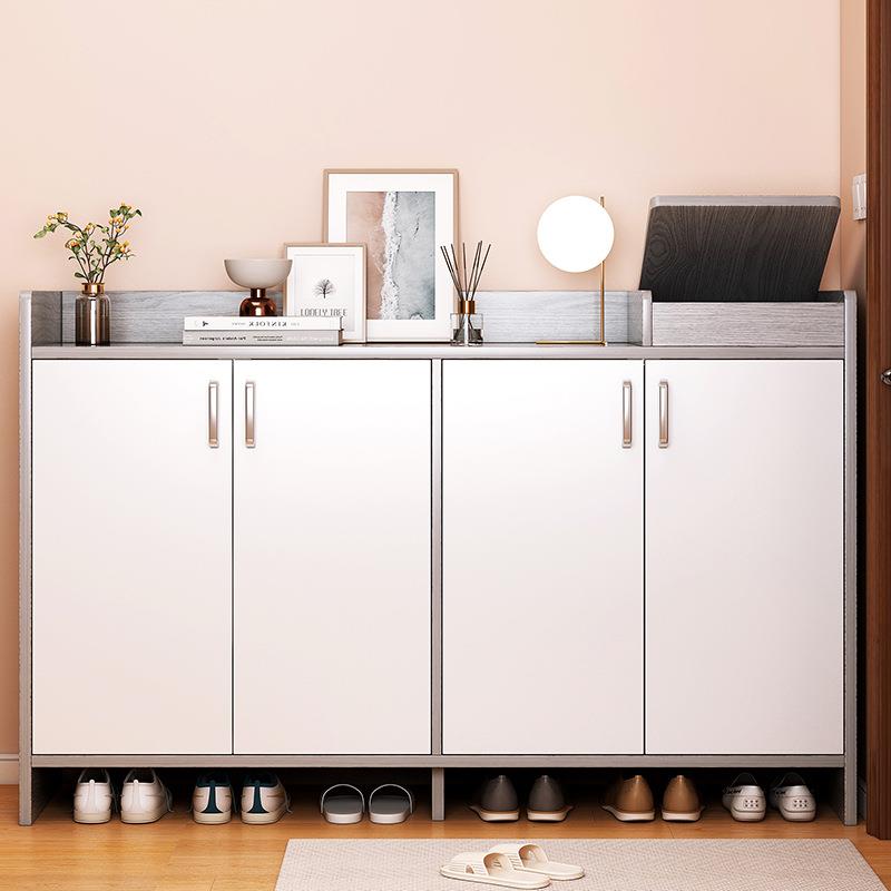 鞋柜家用门口入户新款收纳家用经济型玄关柜一体靠墙楼道阳台鞋架