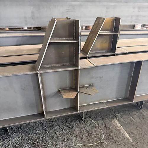 钢结构构件H型钢工字钢构件桥梁工程天桥建设设计施工