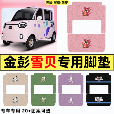 适用【金彭雪贝】三轮车脚垫