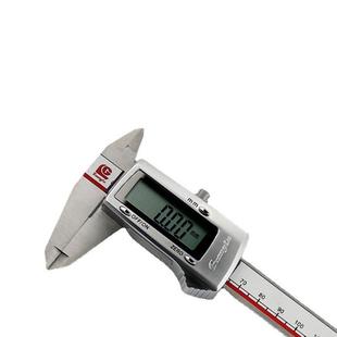 桂林广陆 150电子卡尺现货 金属壳3V锂电数显卡尺0