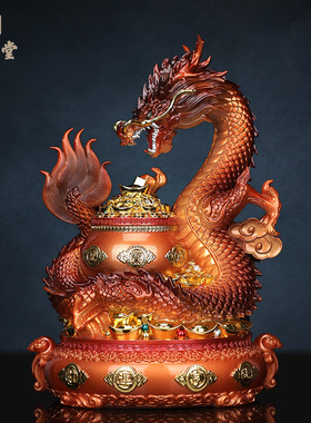 合成玉石粉中式佛堂装饰摆件