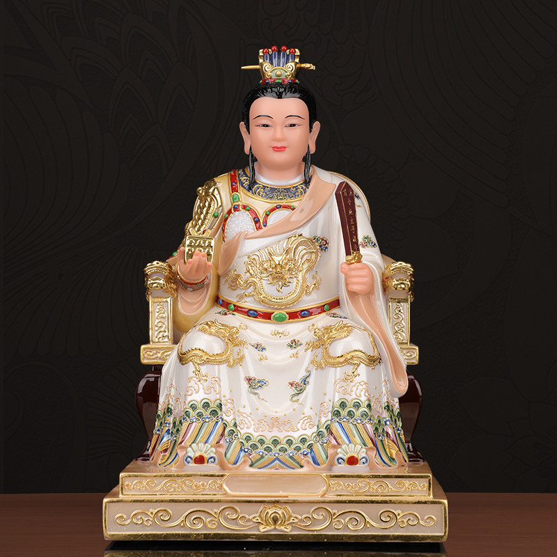 龙三太子敖丙坐像小白龙真身像东海龙太子九龙太子像华盖星君摆件