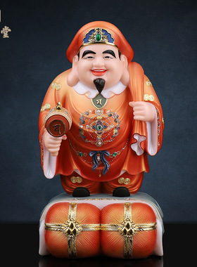 合成玉石粉中式佛堂装饰摆件