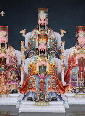 合成玉石中式佛堂装饰摆件