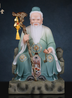 合成玉石粉中式佛堂装饰摆件