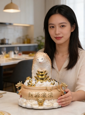 白家仙吉祥物像体摆件刺猬真身东北五大仙神像佛堂口家用原创摆饰