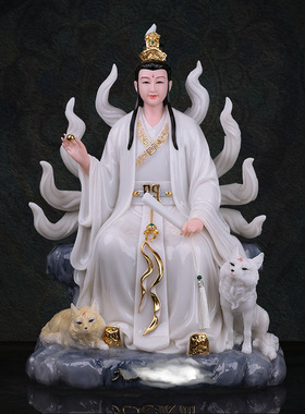 合成玉石粉中式佛堂装饰摆件