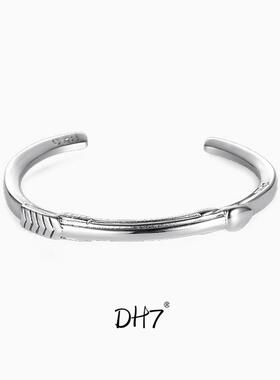 创意羽箭手镯DH7钛钢开口可调节