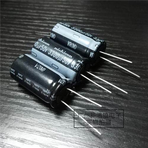 原装进口日本尼吉康NICHICON进口铝电解电容 50V3300 50V 18*35