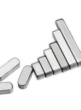 304不锈钢GB1096A型方料销/平键圆角A型平键销方键销料D8D10D12