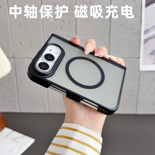 适用苹果duo中轴保护硅胶防摔