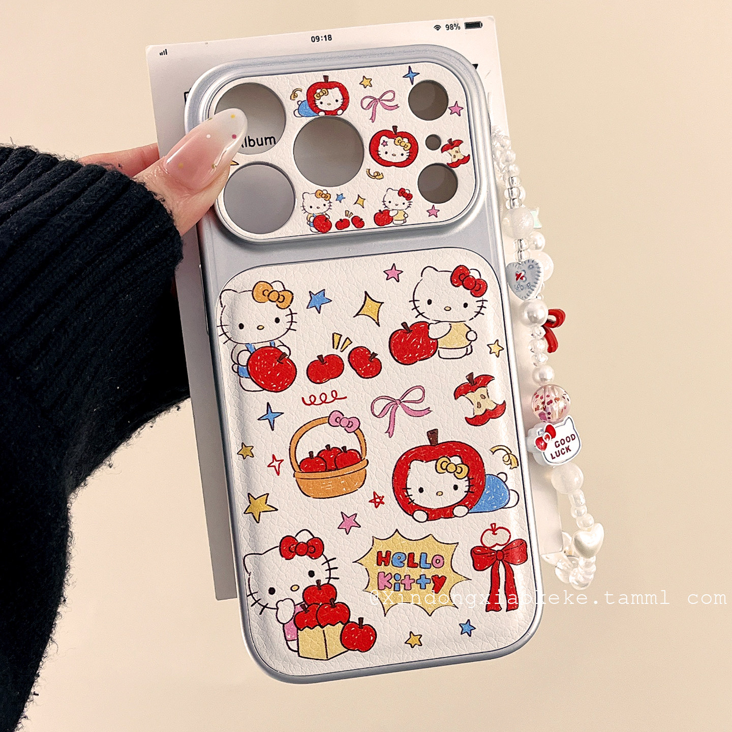 可爱卡通HelloKitty适用苹果iPhone17ProMax手机壳16pro新款15小众14pro带链条15promax硅胶17pro创意全包套,3C数码配件,手机保护套/壳,淘宝优惠券,粉丝福利购,淘宝优惠卷