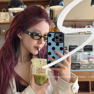 赵露思同款明星波点适用苹果iPhone16ProMax手机壳15pro新款14高级感13小众14promax硅胶16pro简约12全包11女