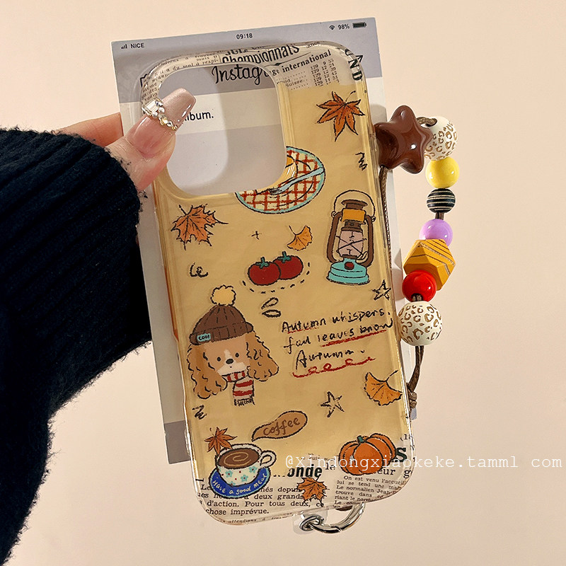 秋冬可爱涂鸦小狗适用苹果iPhone17ProMax手机壳16pro新款14带挂绳13小众女14promax硅胶15pro创意17pro全包,3C数码配件,手机保护套/壳,淘宝优惠券,粉丝福利购,淘宝优惠卷