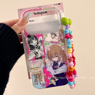 日系动漫二次元美少女适用苹果iPhone17ProMax手机壳16pro新款14可爱卡通17小众14promax硅胶17pro全包15女款