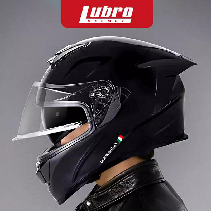 【官方正品】LUBRO台湾路霸头盔X01摩托踏板车全盔男女四季通用