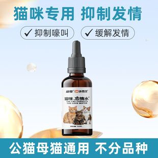 母猫咪抑忘情水专用药公猫发情期抑制绝情欲闹猫叫非药抑情忘情水