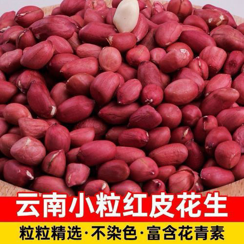 红皮花生新鲜花生云南