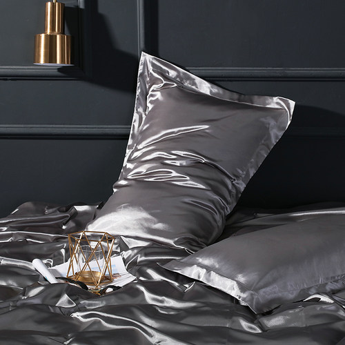 新品1PC Pure Silk satin Pillowcase Silky SoftS Pillow Case