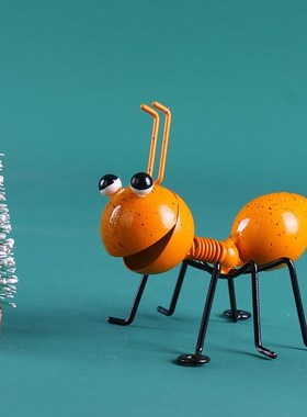 极速花园庭院创意铁艺蚂s蚁工艺品艺术客厅动物大号黄色红色蚂蚁