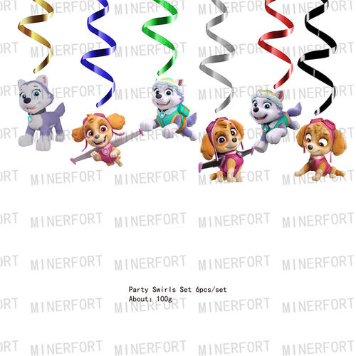 新品Paw Patrol Dogs pSkye Everest Balloons Kid Birthday Part