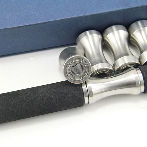 极速Both hands Shmeet metal roller wheel Flute saxophone tru