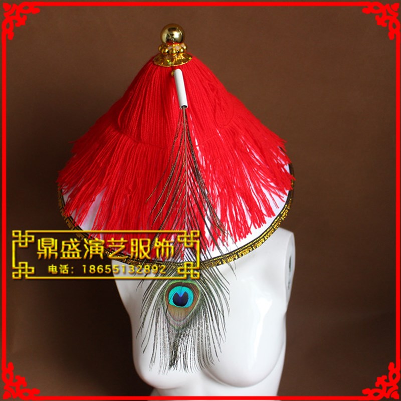 极速古装a影视戏剧服装,历史剧拍戏古装,清朝官帽士兵凉帽戏剧