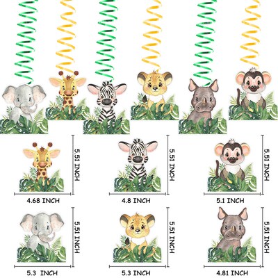 极速49pcs Wild Onen Birthday Party Woodland Animals 1st Birt