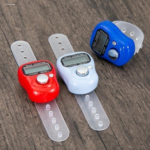 手指记时器读计数器一计数器经记数器戒指手按迷你随身指环点数心