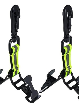 旋转弹簧钩夹 消防员EMT救援工作手套皮带夹支架手套带夹反光饰边