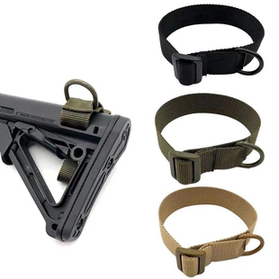 户外单点枪带无挂环捆绑式水弹步枪背带美式尼龙通用战术枪绳配件