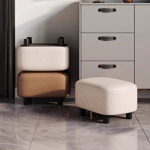 换鞋凳门口家用实木框架稳固承重