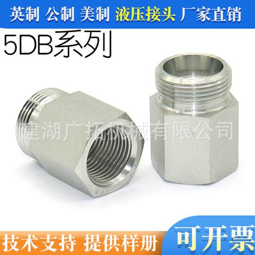 5DB公制外螺纹卡套接头/转英管内螺纹油管压力表GAI接头油管接头