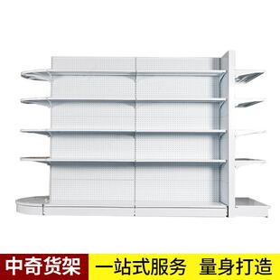 超市货架 便利店日用品单面双面食品展示架 食品店零食陈列架