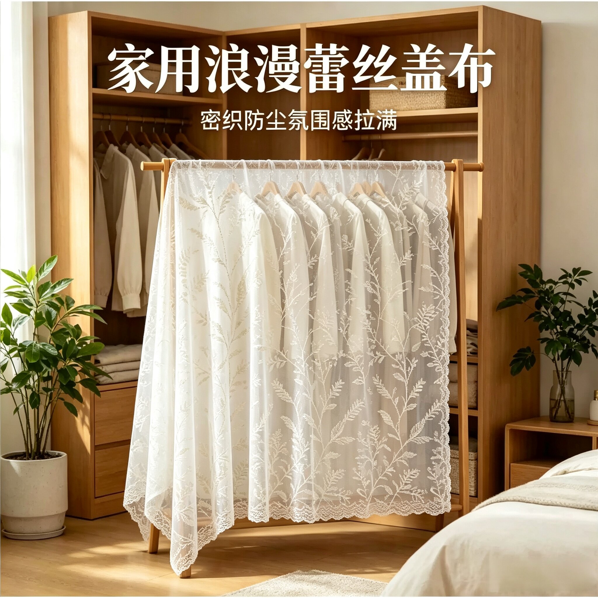 浪漫蕾丝盖布【仅限一单】防尘罩图片