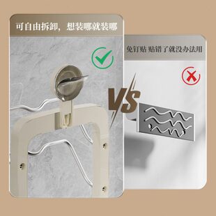 砧板置物架厨房收纳架一体多功能免打孔锅盖置物架 吸盘轻奢壁挂式