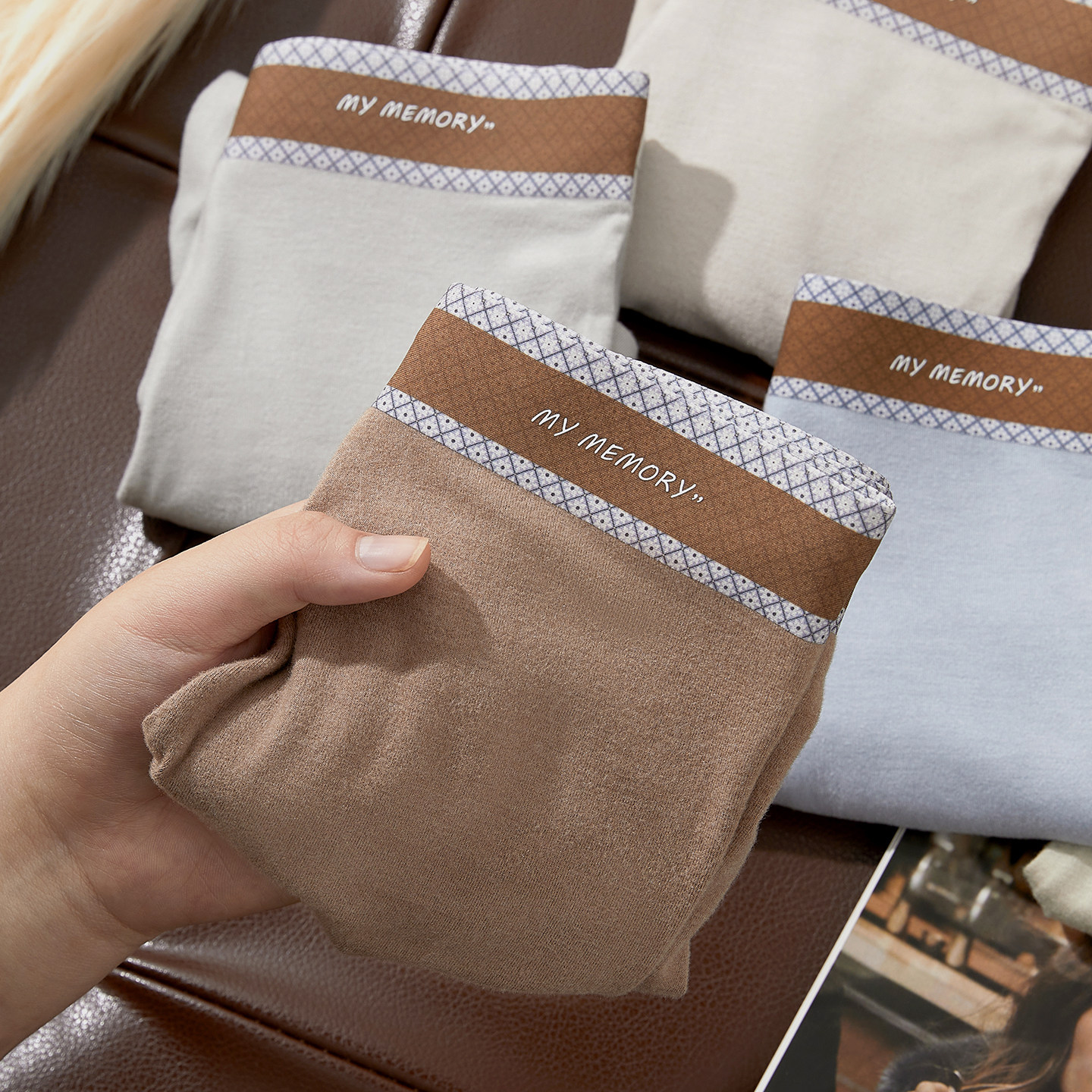 美拉德微绒磨毛男士内裤秋冬柔软亲肤10A抑菌裆潮流平角四角短裤,女士内衣/男士内衣/家居服,男平角内裤,淘宝优惠券,粉丝福利购,淘宝优惠卷