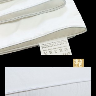 羽绒枕头枕芯内胆套纯棉防羽双层自充绒半成品单人成人儿童枕芯皮