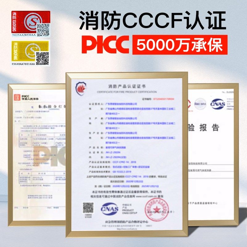 一氧化碳报警器家用煤烟co浓度探测器有毒气体检测仪消防警报器