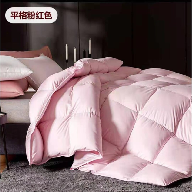 旧羽绒服翻新羽绒被被壳半成品自充绒立衬被芯防钻绒被套扭花内胆
