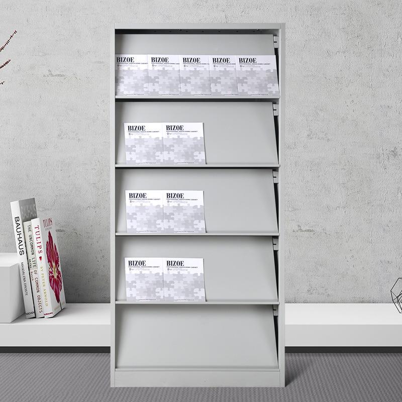 刊柜杂志书架YC-0033落地图馆展览柜报纸架期报刊柜文件期刊架钢