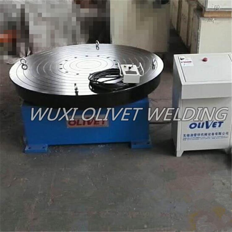 无锡焊接回转台变频调速回转平稳配遥控盒脚踏开关