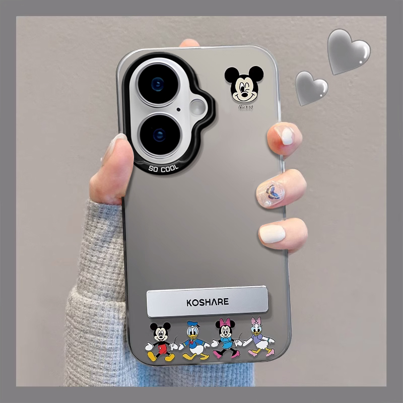 全型号手机壳亚克力卡通米奇支架