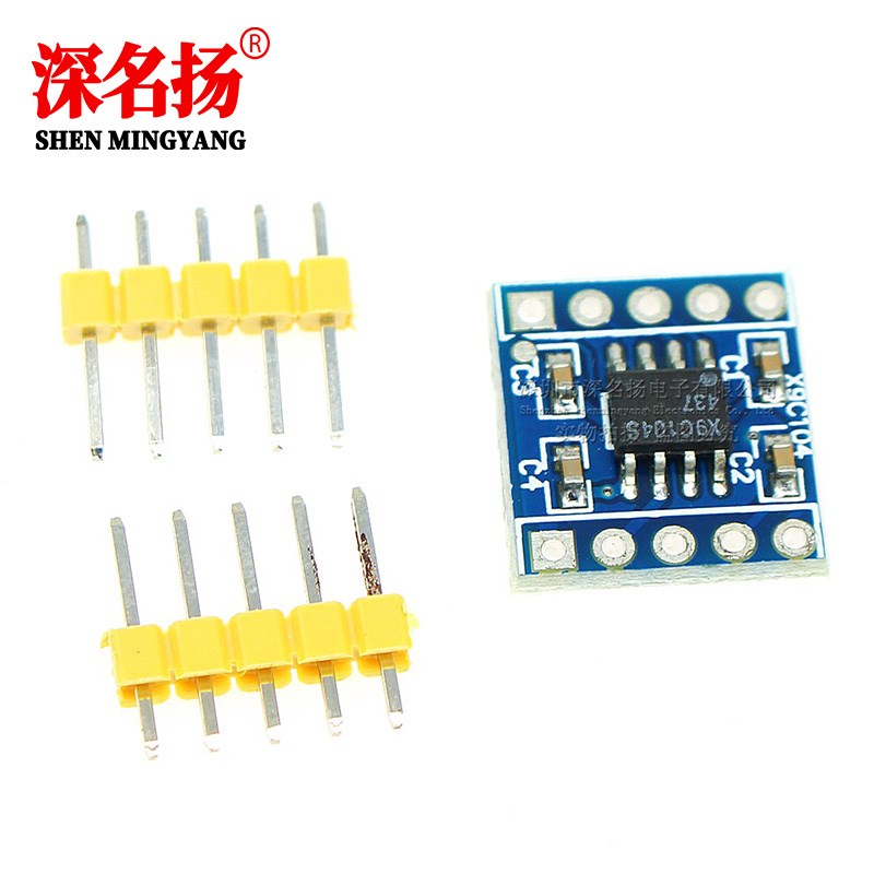 X9c104数字电位器模块 1x00阶数字电位器调节电桥平衡传感器带排