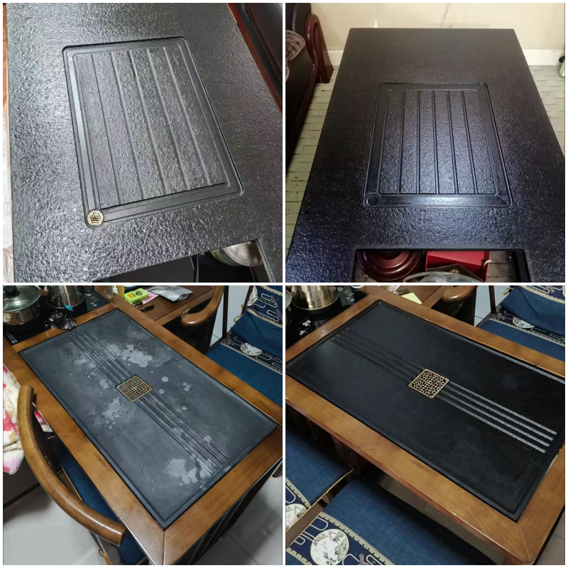 石材茶盘染色剂乌金石黑色染料火烧石增黑补色哑光纯黑漆茶台翻新